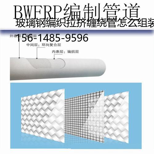 玻璃鋼編織拉擠纏繞管怎么組裝, bwfrp編繞電纜管施工案例